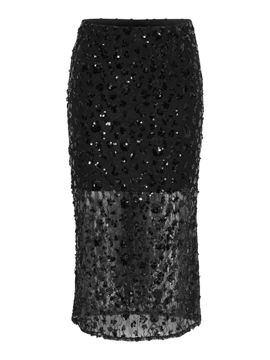 ONLCELY SEQUINS MIDI SKIRT