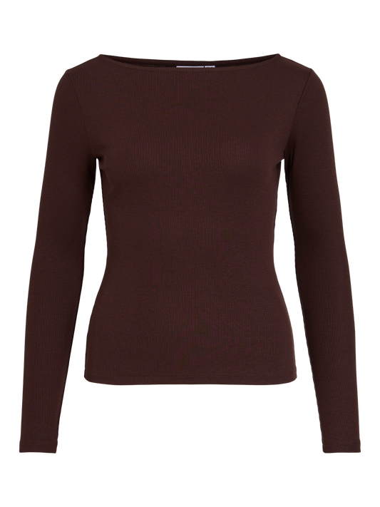 VIRONJA BOATNECK L/S RIB TOP
