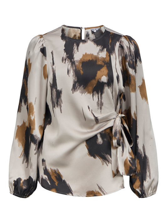 OBJCHILLI L/S O-NECK TOP