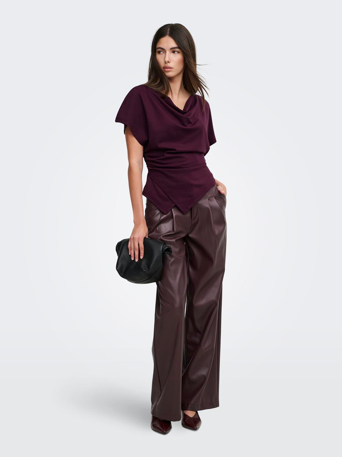 ONLEMBER S/S WATERFALL TOP