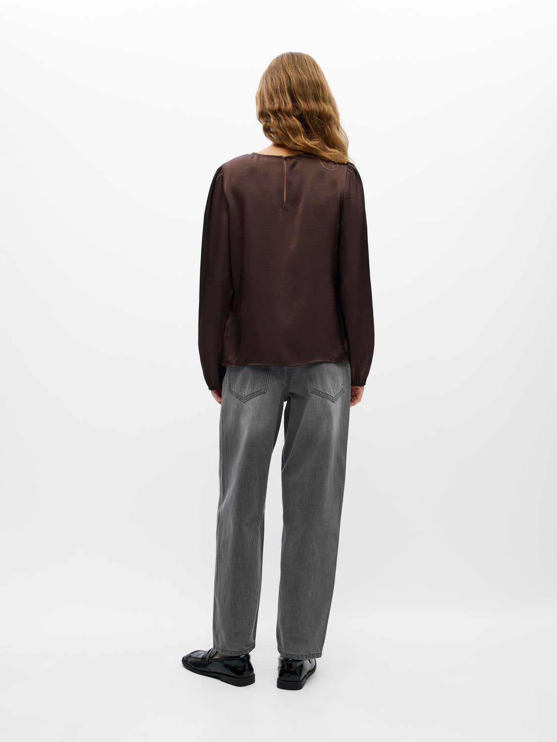 OBJCHILLI L/S O-NECK TOP