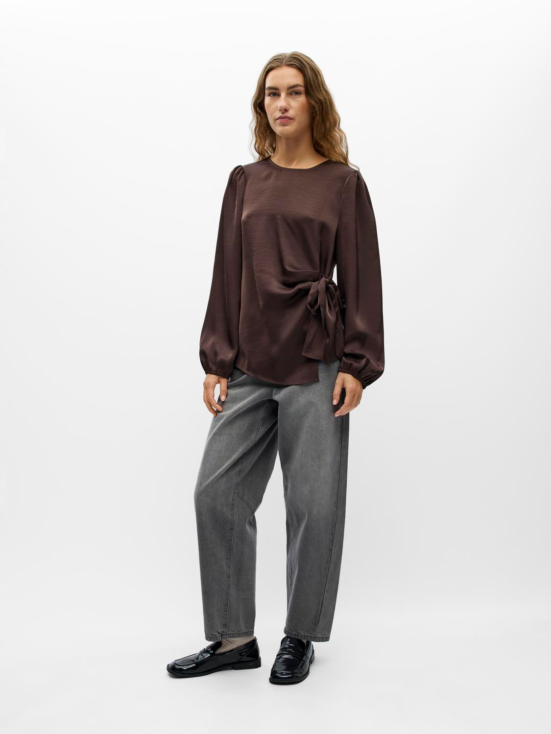 OBJCHILLI L/S O-NECK TOP
