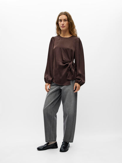 OBJCHILLI L/S O-NECK TOP