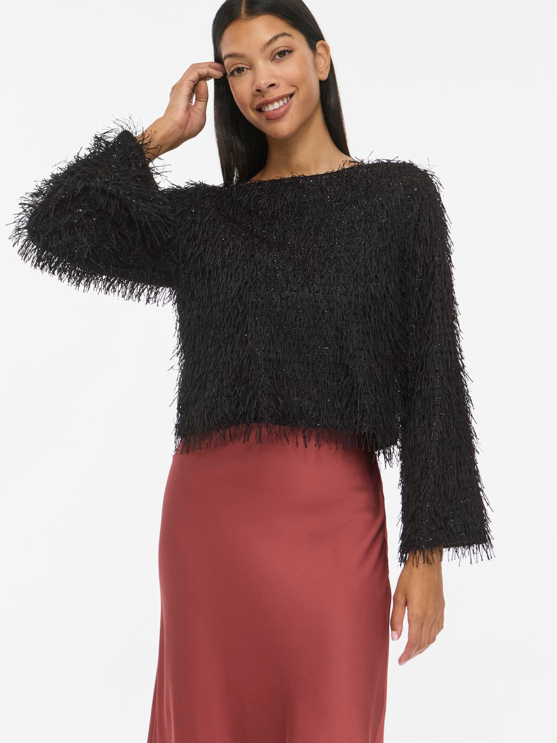 VITOI L/S BOATNECK TOP