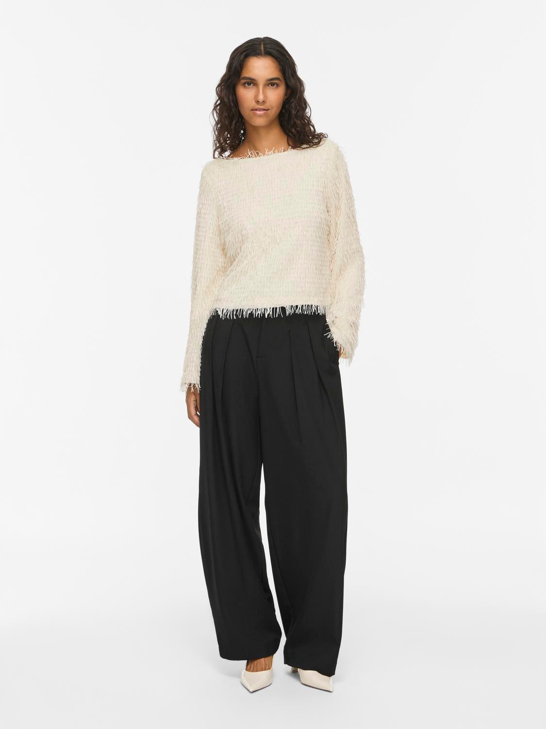 VITOI L/S BOATNECK TOP