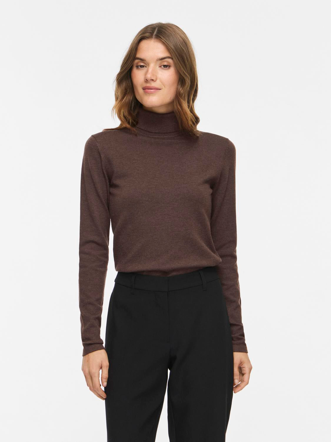 VIMALU ROLLNECK L/S KNIT TOP