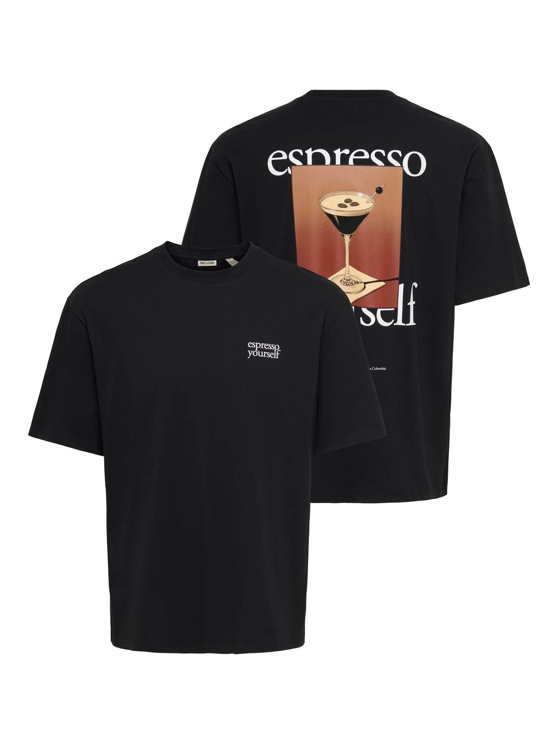 ONSFRED DRINKS LIFE RLX SS TEE
