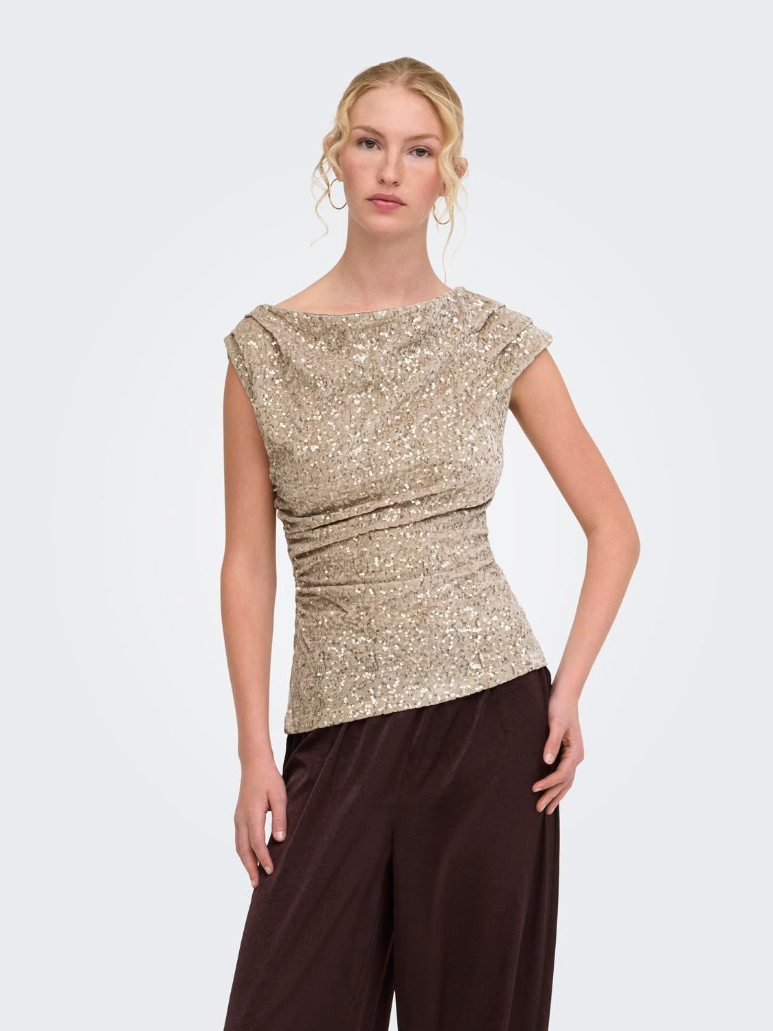 ONLNOXLEY SL SEQUIN TOP
