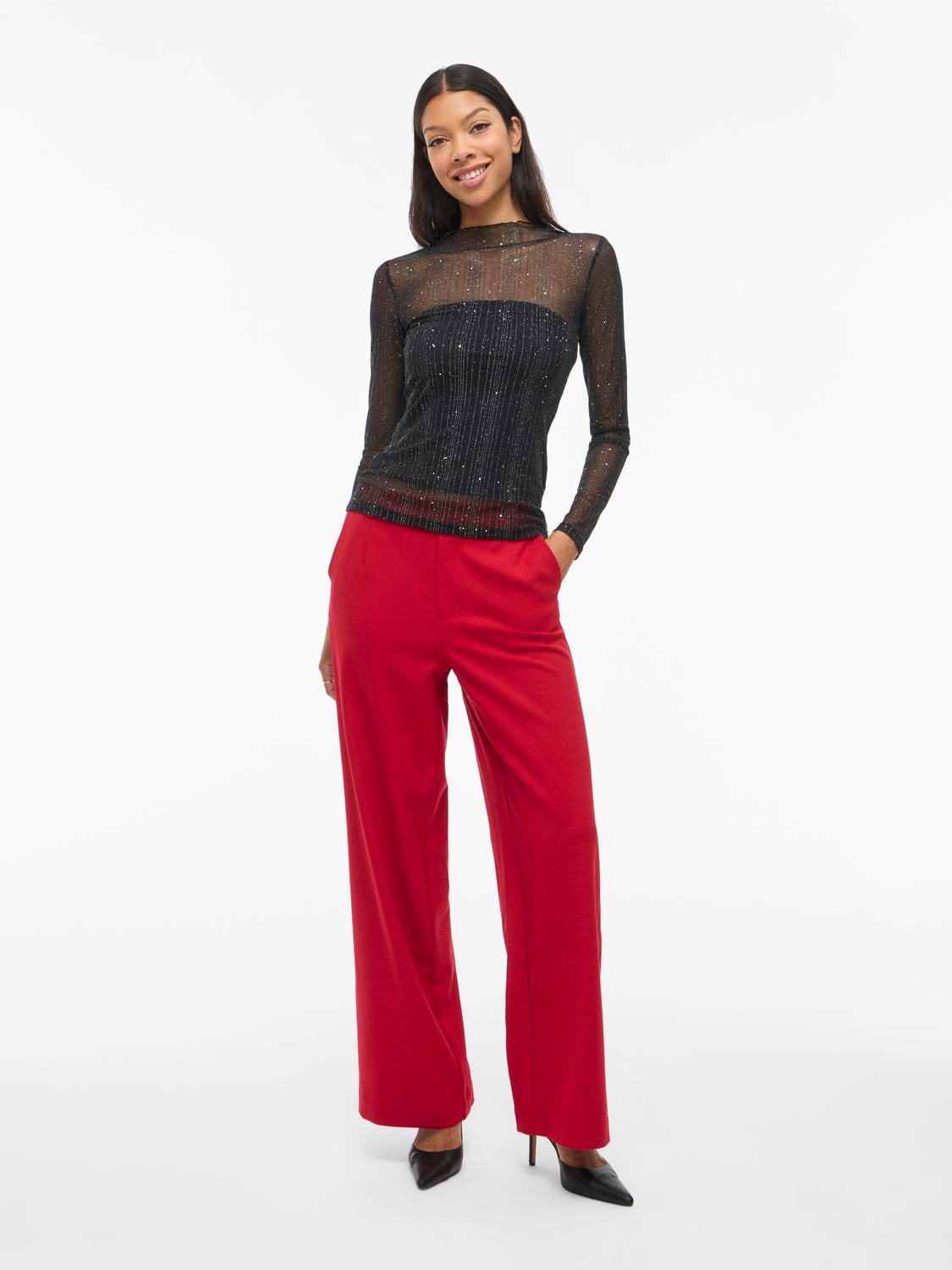 VITURNO FUNNELNECK L/S TOP
