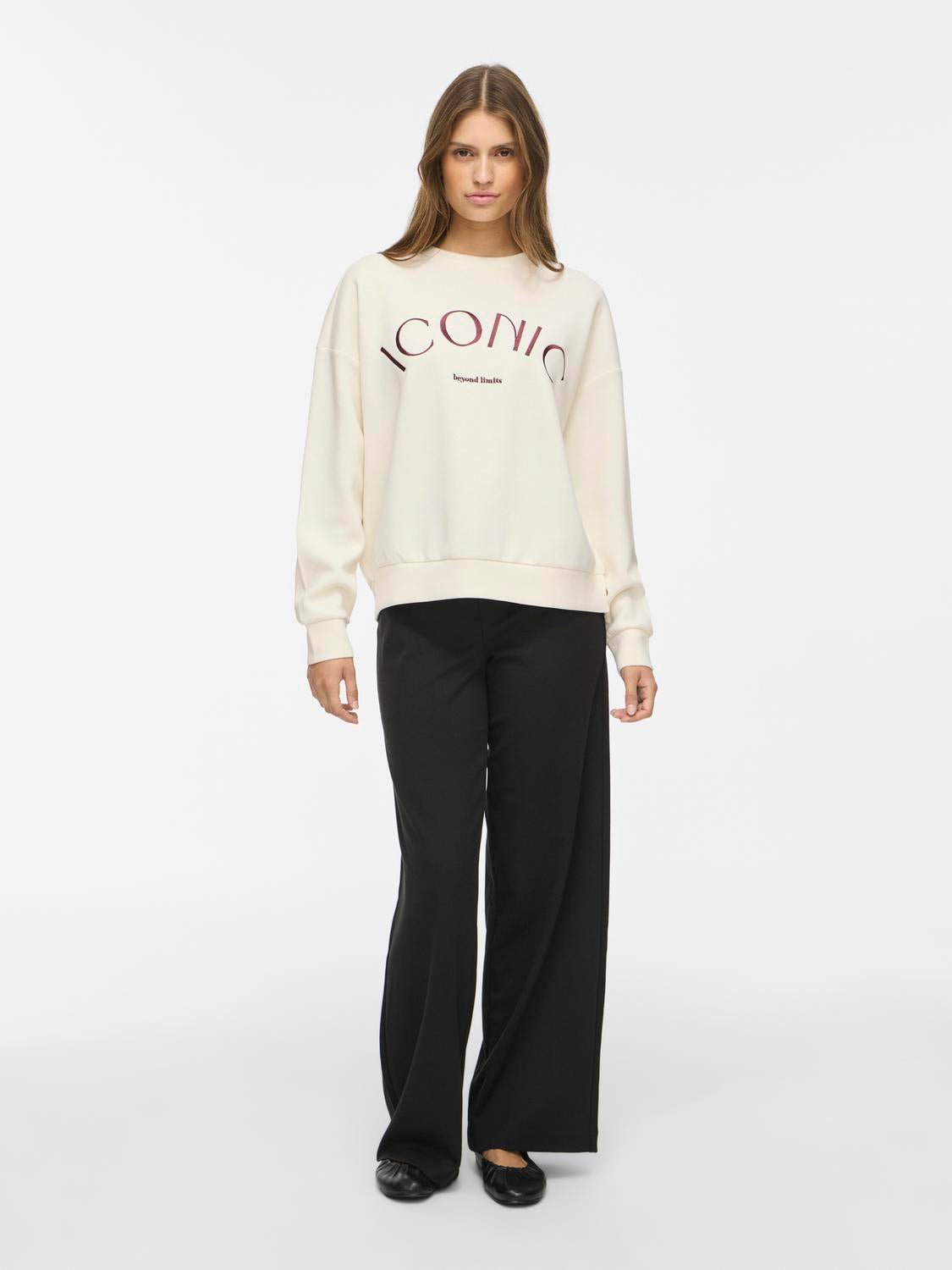 VIREFLECT O-NECK L/S ICONIC SWEAT TOP