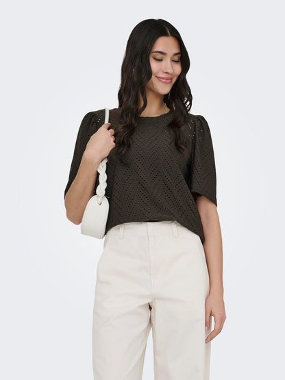 JDYCARLA CATHINKA S/S TOP JRS NOOS