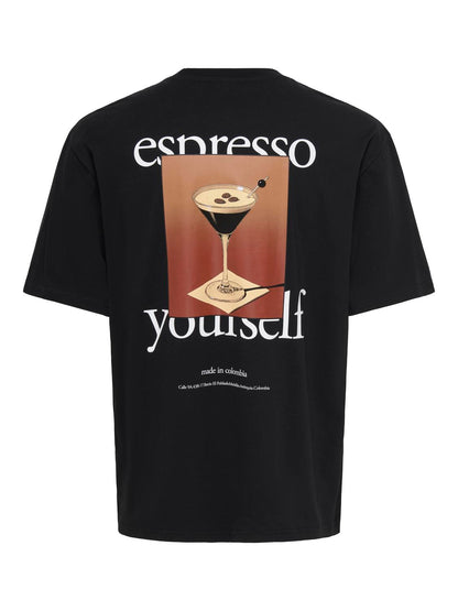 ONSFRED DRINKS LIFE RLX SS TEE