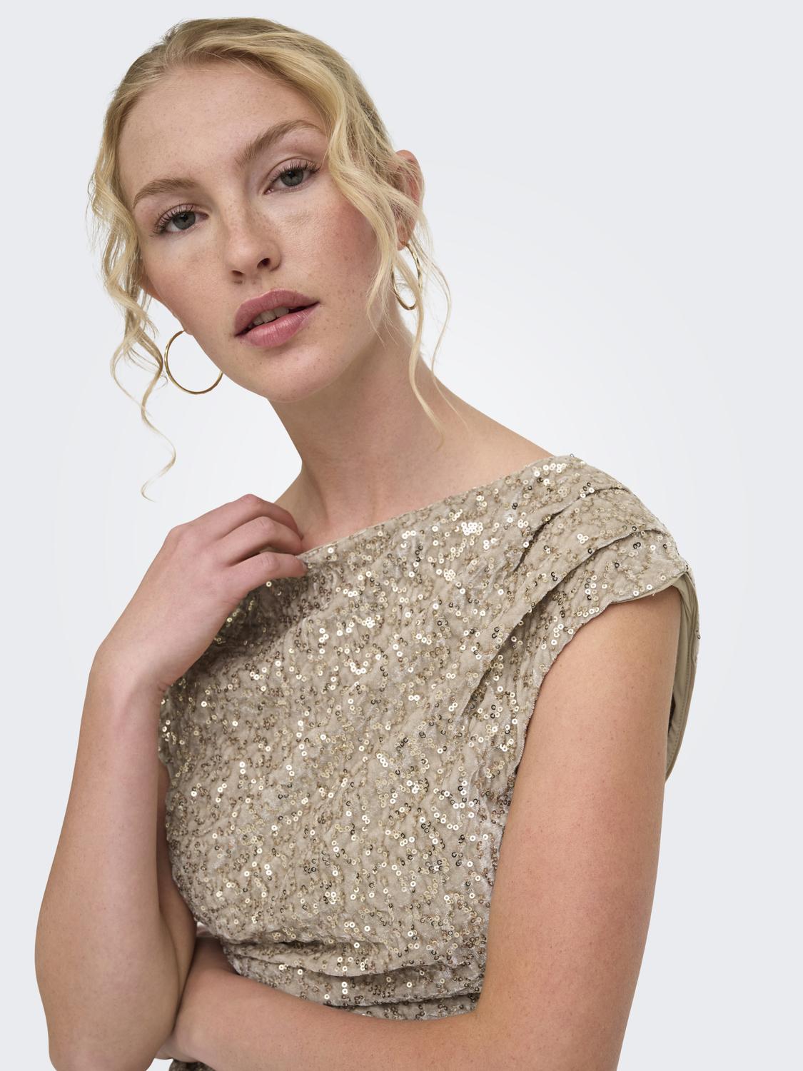 ONLNOXLEY SL SEQUIN TOP