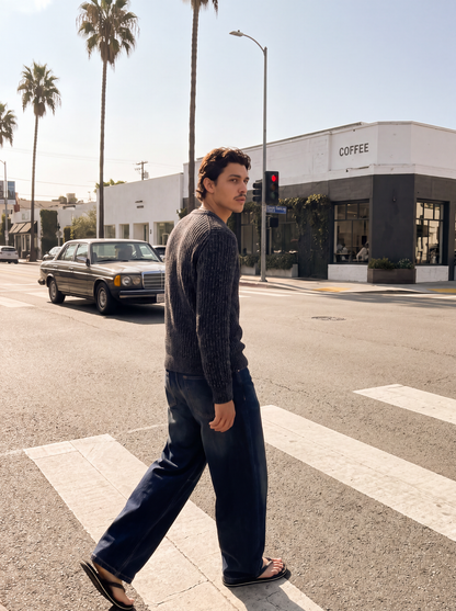 JJJAXON KNIT CREW NECK