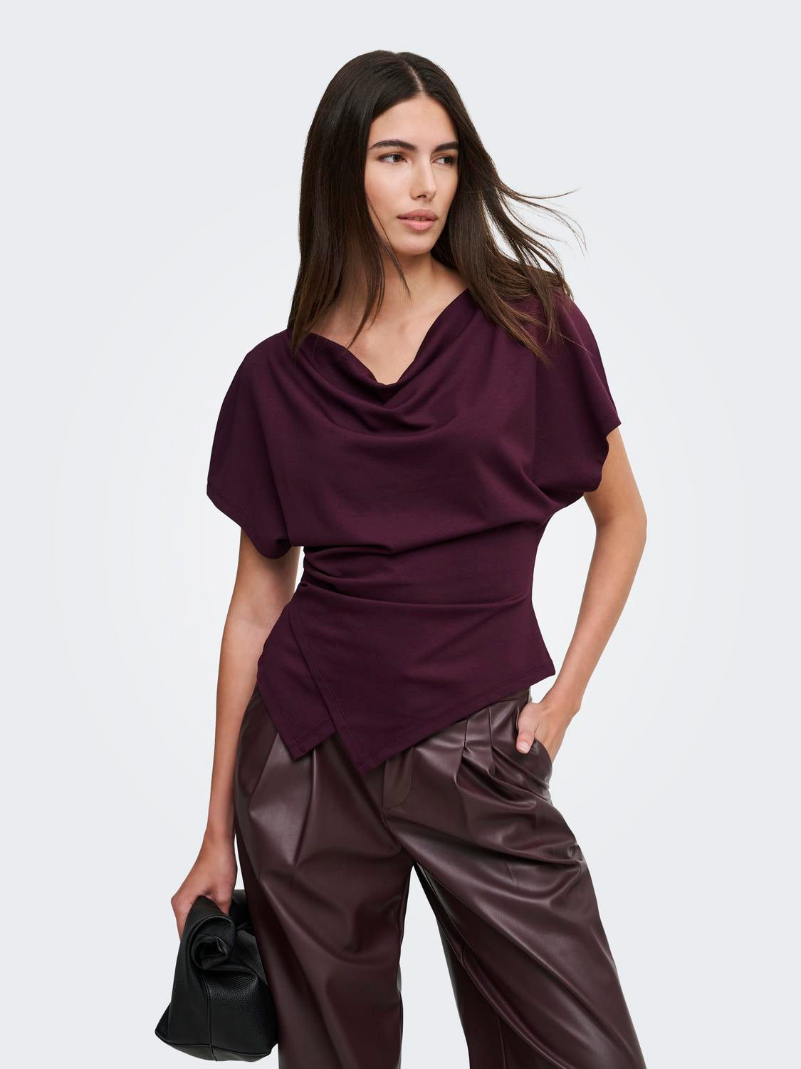 ONLEMBER S/S WATERFALL TOP