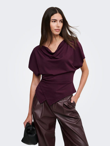 ONLEMBER S/S WATERFALL TOP