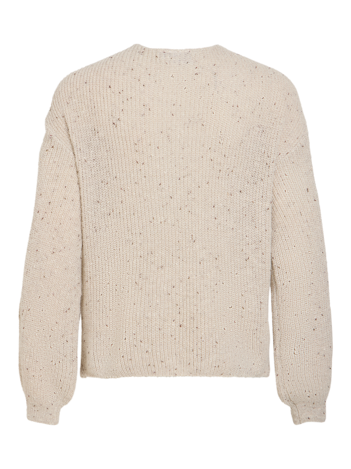 VISULVANA REV V-NECK L/S KNIT TOP