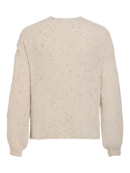 VISULVANA REV V-NECK L/S KNIT TOP