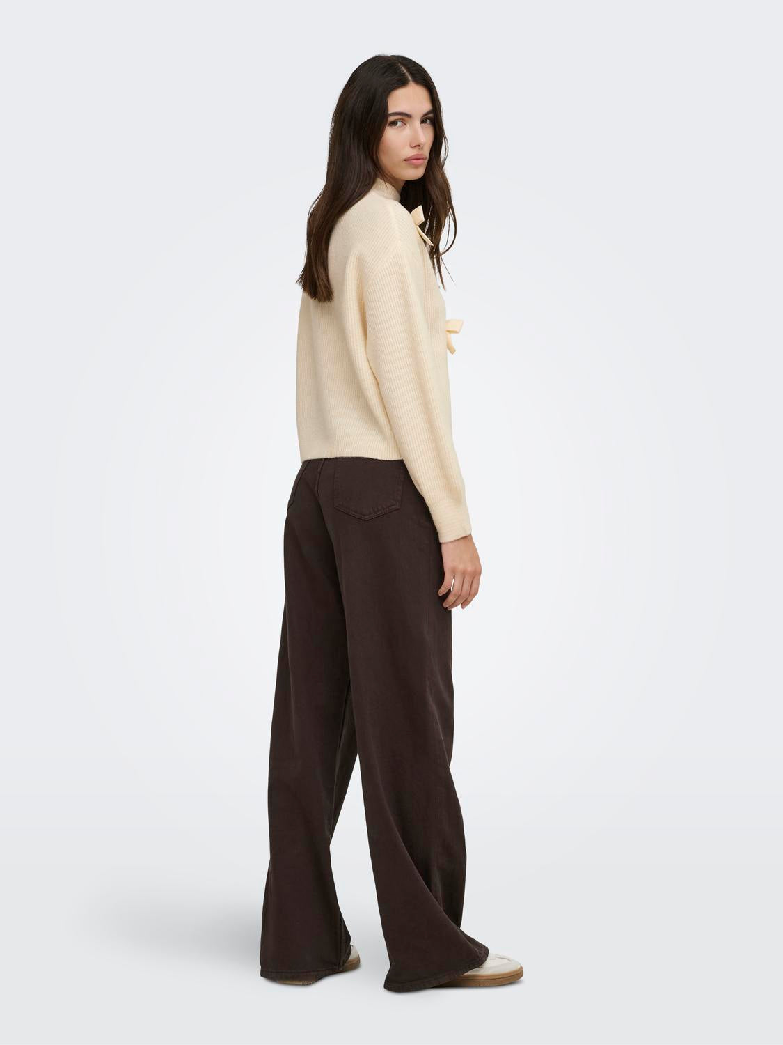 ONLLISA LS BOW PULLOVER KNT