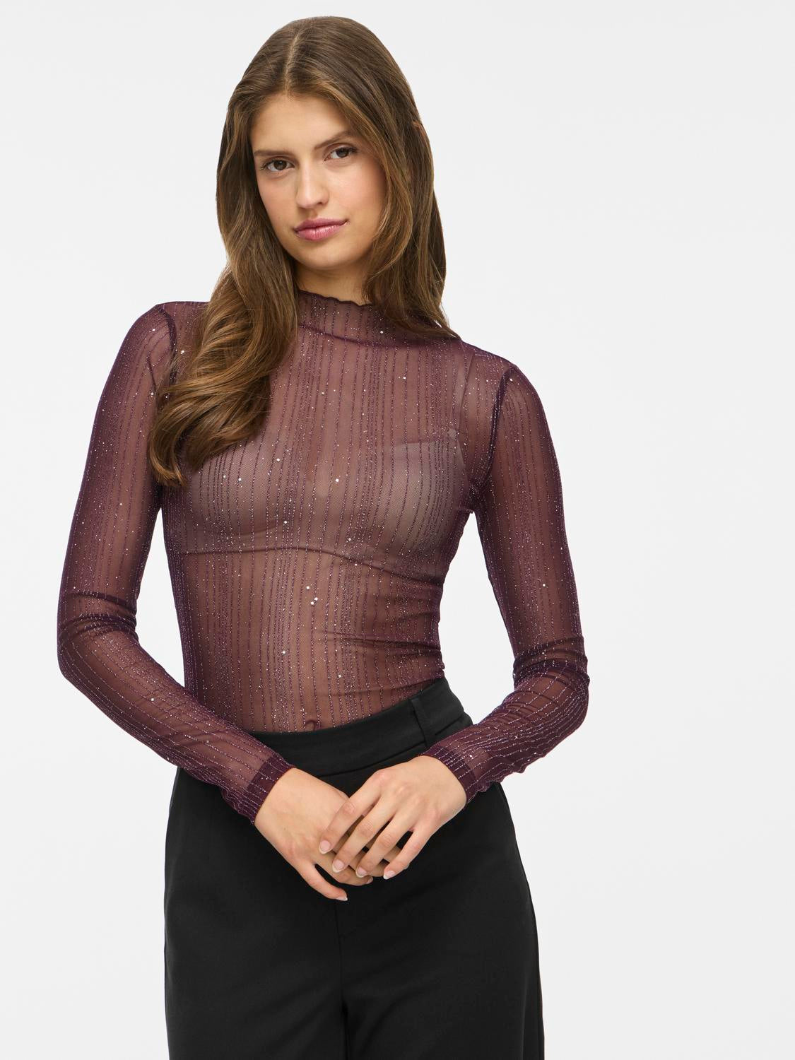 VITURNO FUNNELNECK L/S TOP
