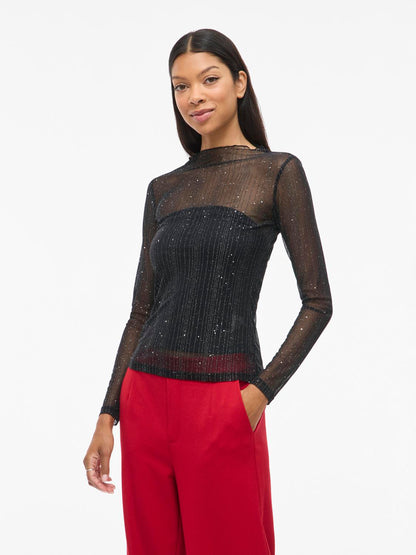 VITURNO FUNNELNECK L/S TOP