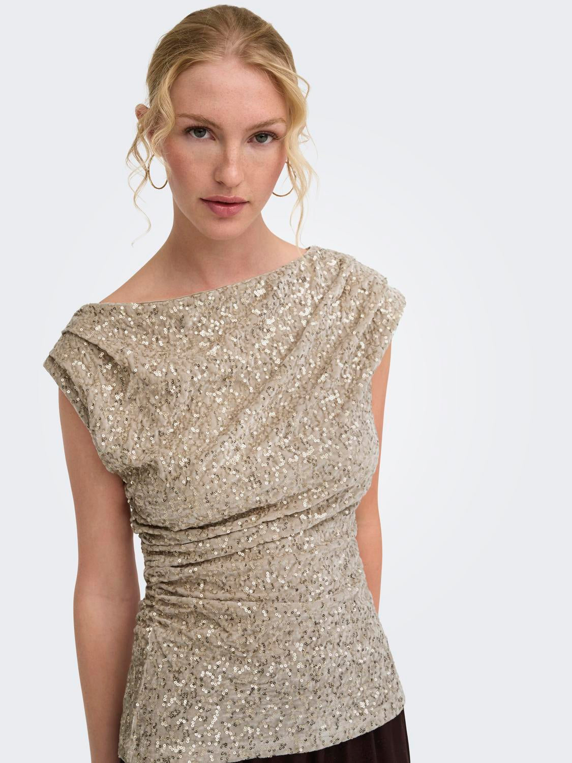 ONLNOXLEY SL SEQUIN TOP