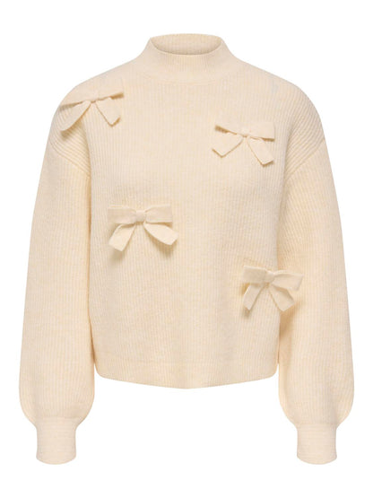 ONLLISA LS BOW PULLOVER KNT
