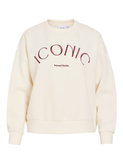 VIREFLECT O-NECK L/S ICONIC SWEAT TOP