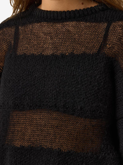 NMSELVI L/S JACQUARD KNIT FWD