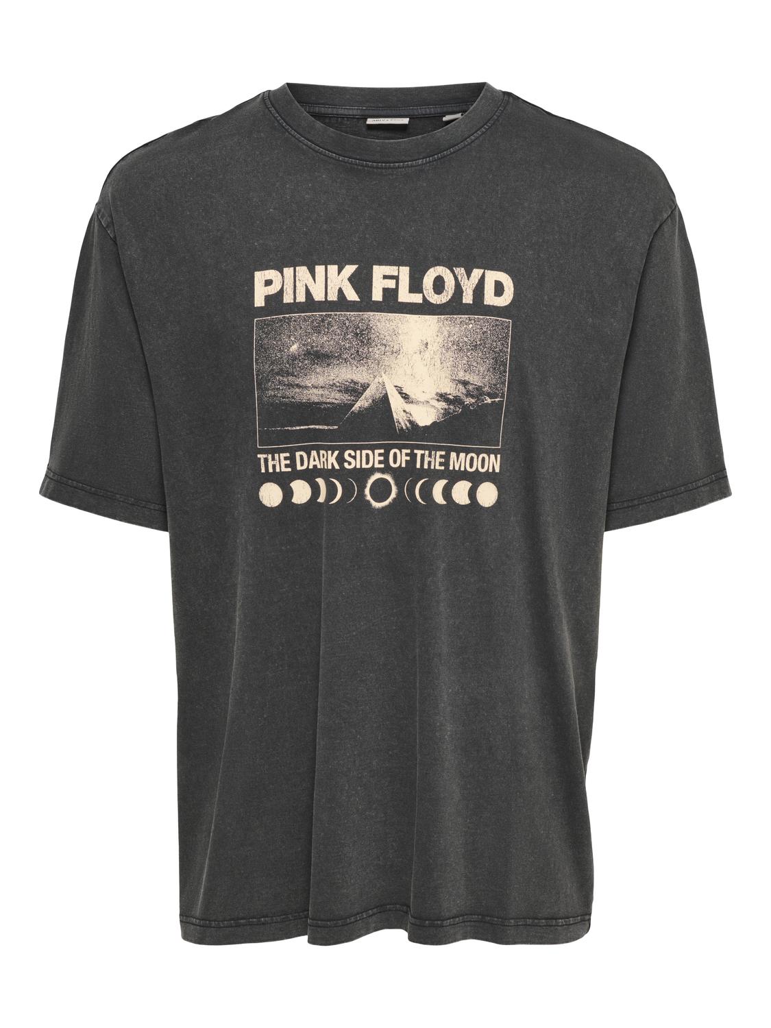ONSPINK FLOYD LIFE RLX SS WASHED LIC TEE