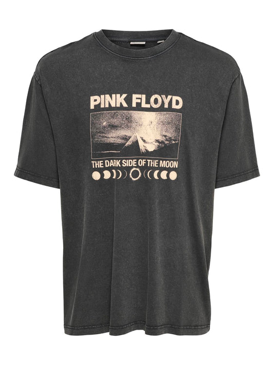 ONSPINK FLOYD LIFE RLX SS WASHED LIC TEE