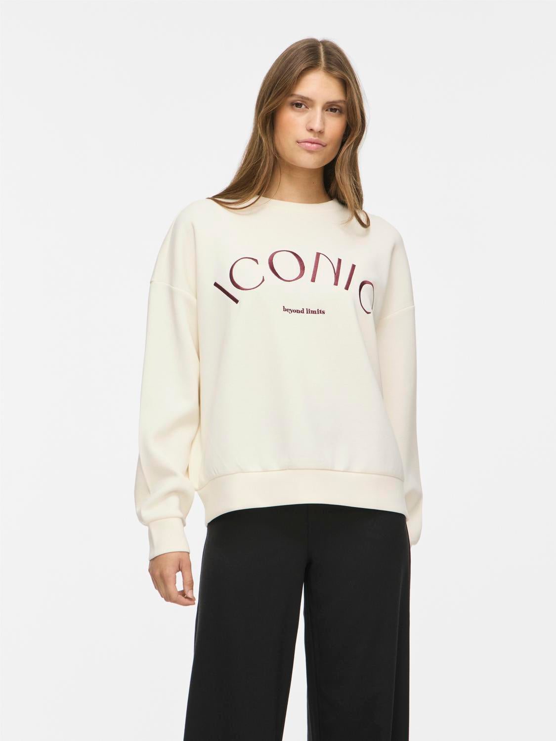 VIREFLECT O-NECK L/S ICONIC SWEAT TOP