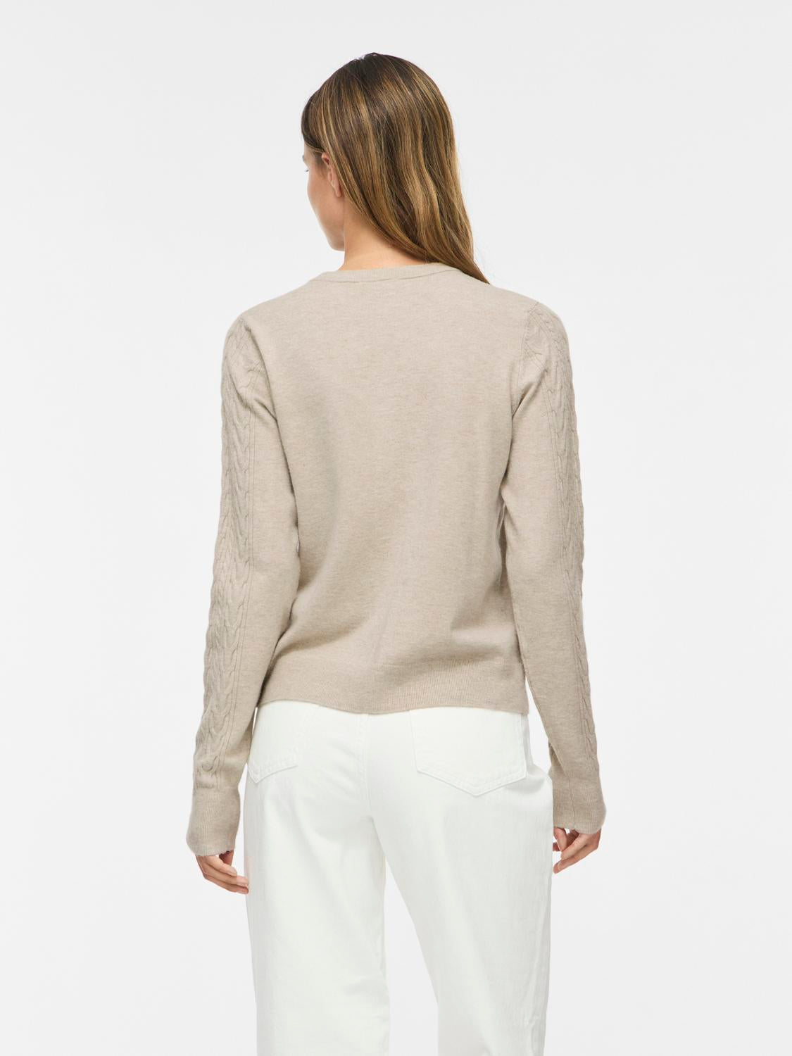 VIKERRY CABLE L/S KNIT CARDIGAN-NOOS