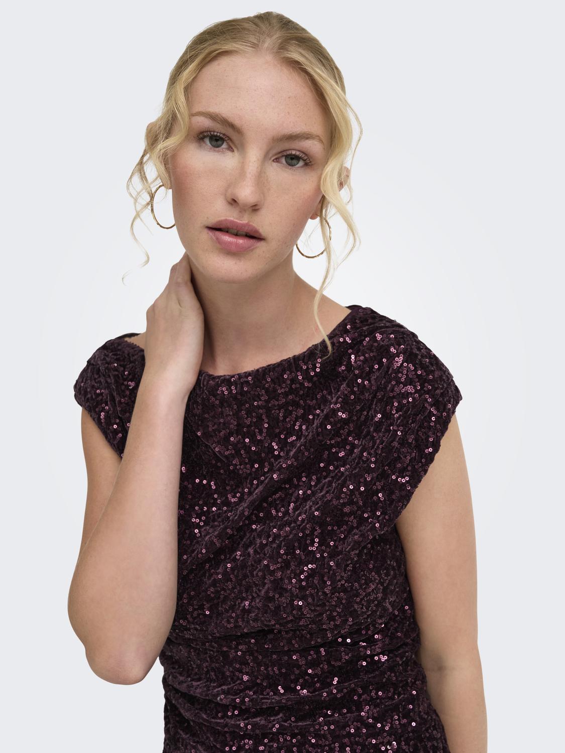 ONLNOXLEY SL SEQUIN TOP