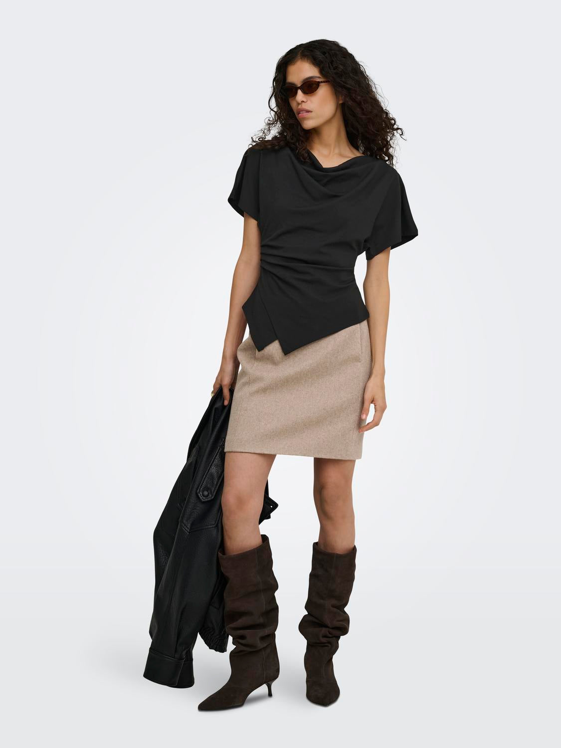 ONLEMBER S/S WATERFALL TOP