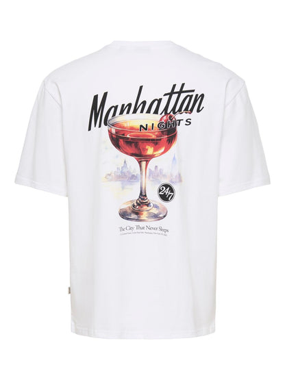 ONSFRED DRINKS LIFE RLX SS TEE