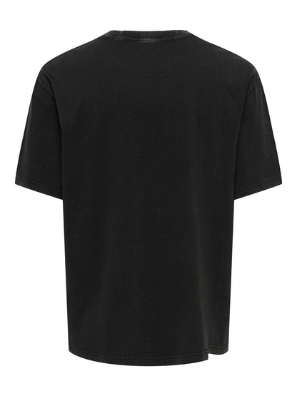 ONSPINK FLOYD LIFE RLX SS WASHED LIC TEE