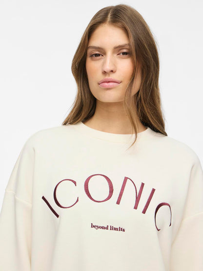 VIREFLECT O-NECK L/S ICONIC SWEAT TOP