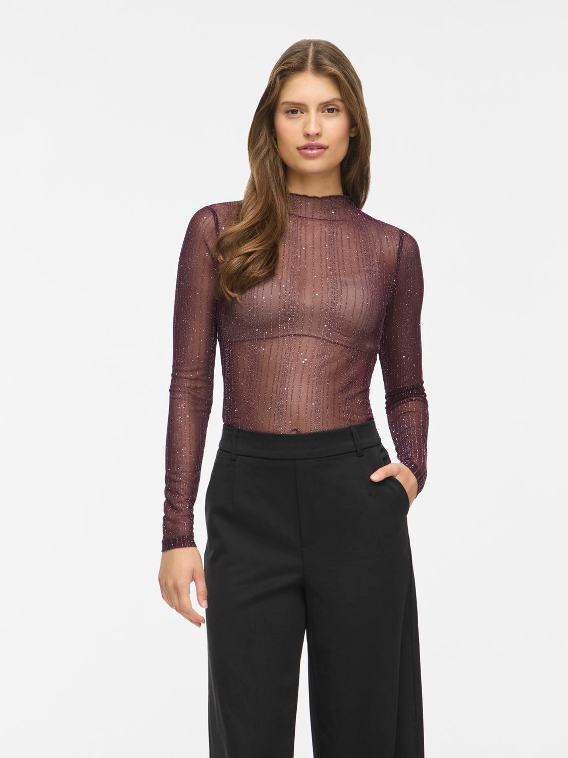 VITURNO FUNNELNECK L/S TOP