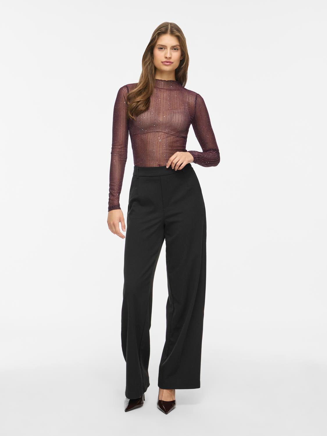 VITURNO FUNNELNECK L/S TOP
