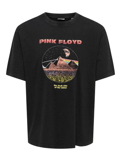 ONSPINK FLOYD LIFE RLX SS WASHED LIC TEE