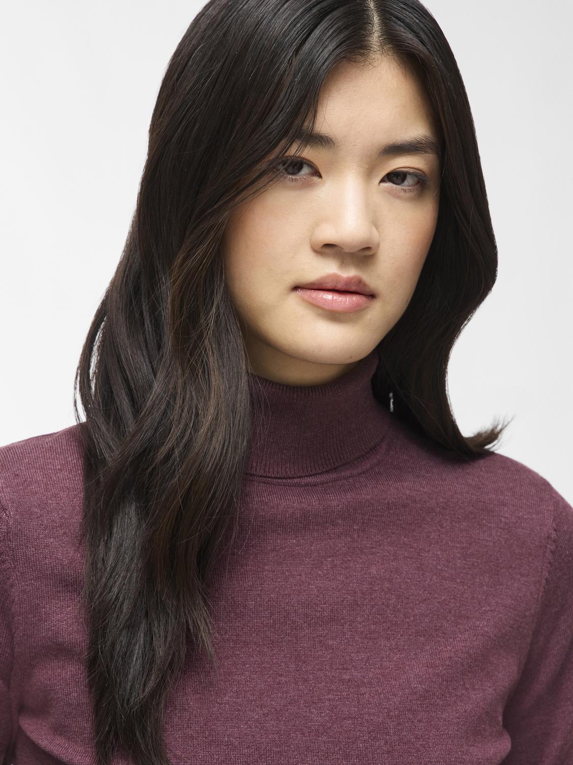 VIMALU ROLLNECK L/S KNIT TOP
