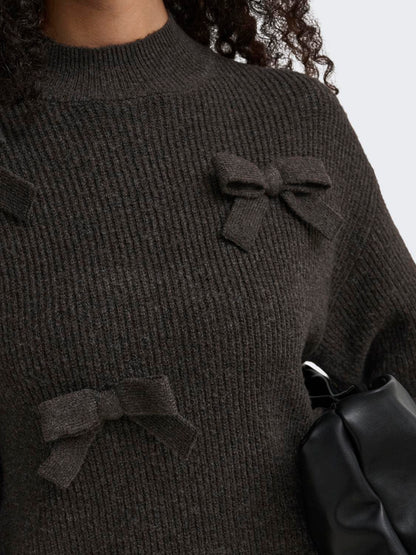 ONLLISA LS BOW PULLOVER KNT