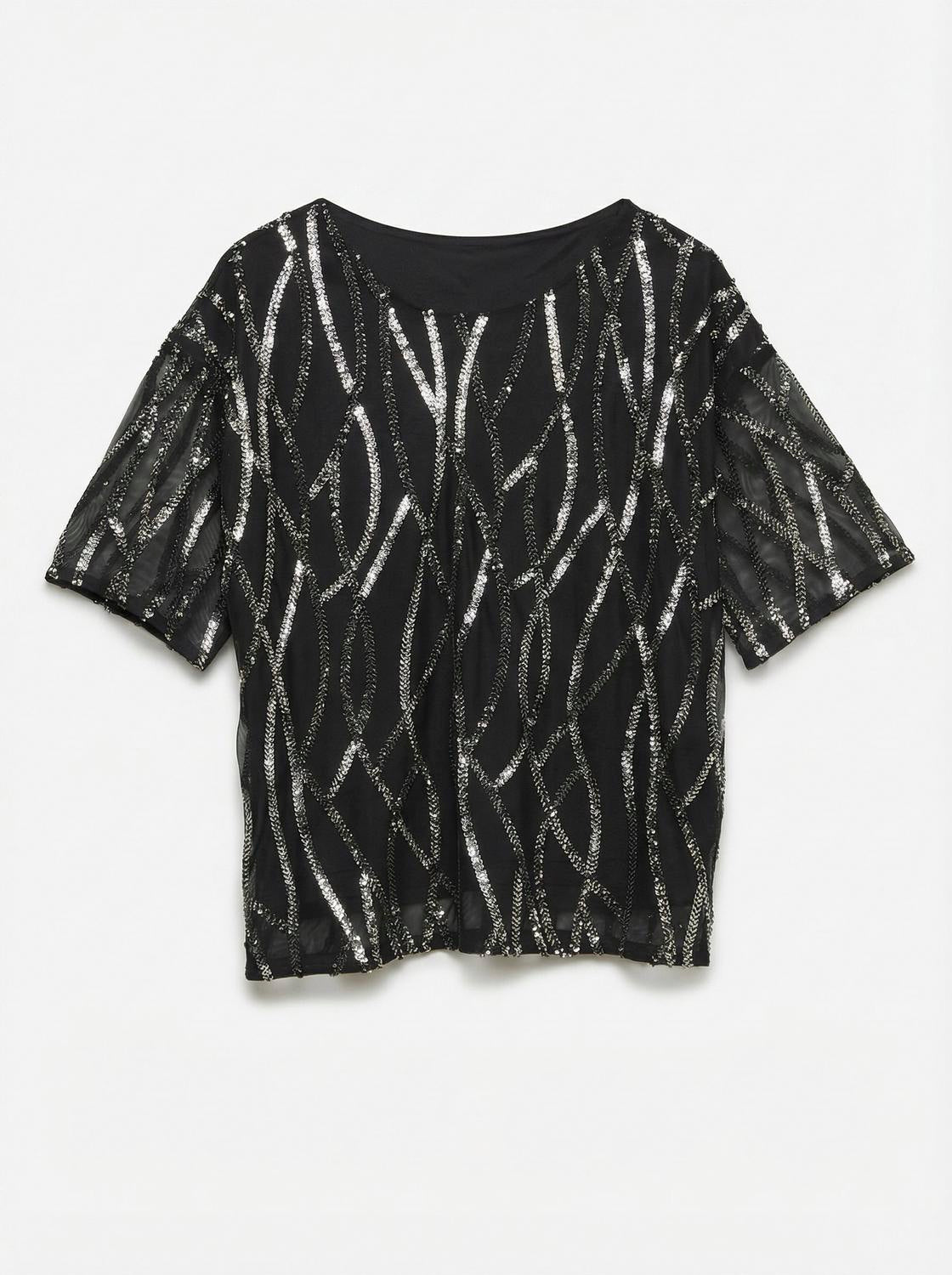 VMCHIARA SS O-NECK SQ TOP