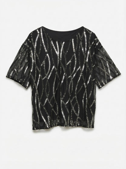 VMCHIARA SS O-NECK SQ TOP