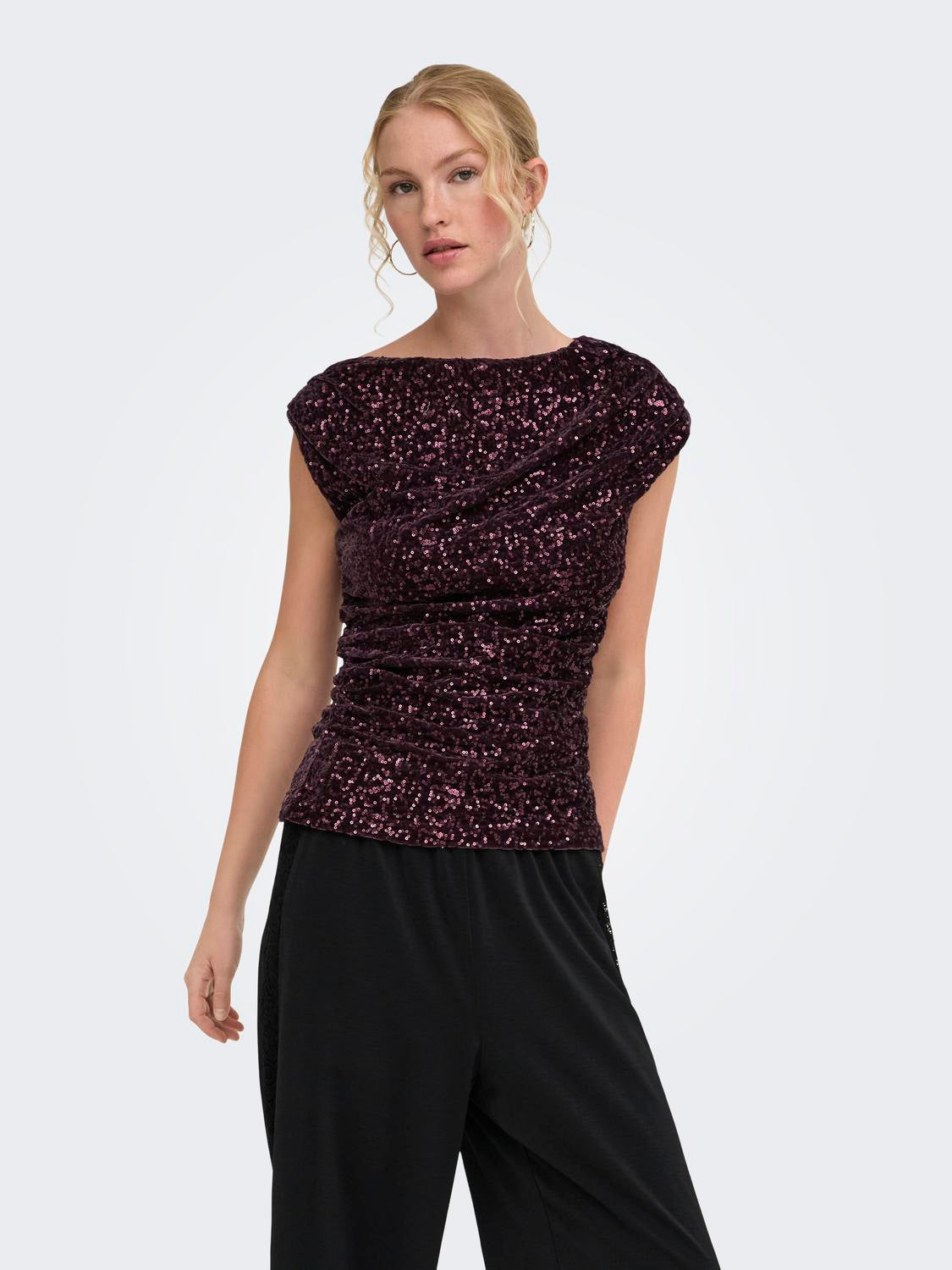 ONLNOXLEY SL SEQUIN TOP