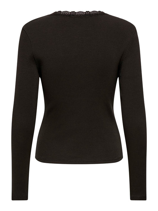ONLSARA SHARAI L/S V-NECK TOP JRS